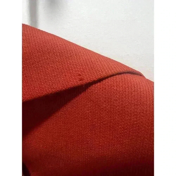 Valerie Stevens Wool Classic Orange Jacket Blazer Size 4 (0186) - Picture 15 of 15